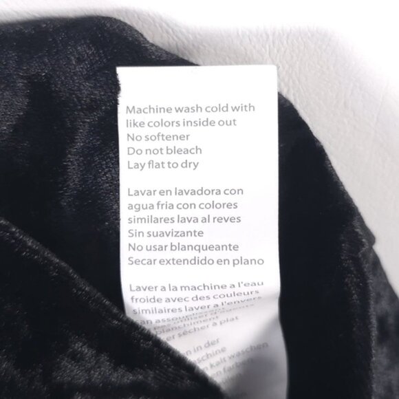 NWT Fabletics Go-To Crushed Velour Velvet Wide Leg Elastic Pull on Pants Tall LG - Picture 16 of 16